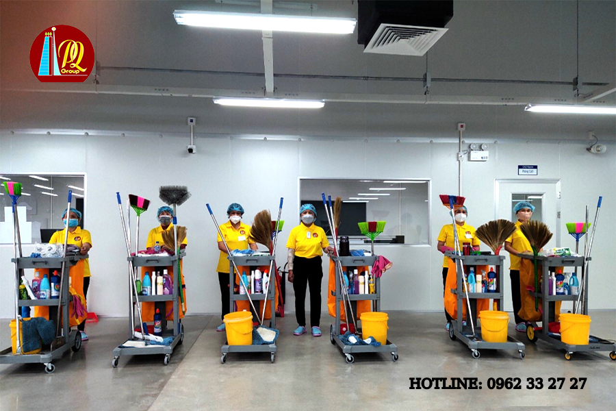 Dịch vụ cho thuê nhân lực vệ sinh thời vụ tại Phú Quý Clean